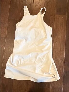Vouri White Women's Racerback Tank Dress